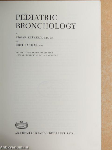 Pediatric Bronchology