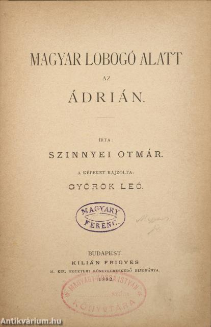Magyar lobogó alatt az Ádrián
