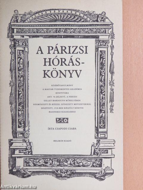 A Párizsi hóráskönyv