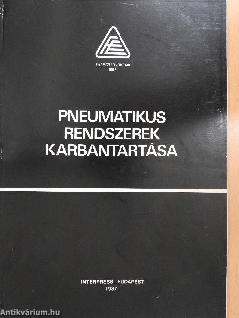 Pneumatikus rendszerek karbantartása