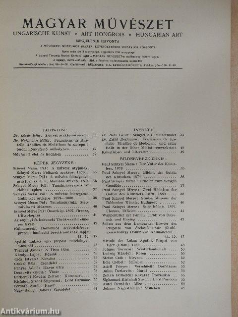 Magyar Művészet 1933/2.
