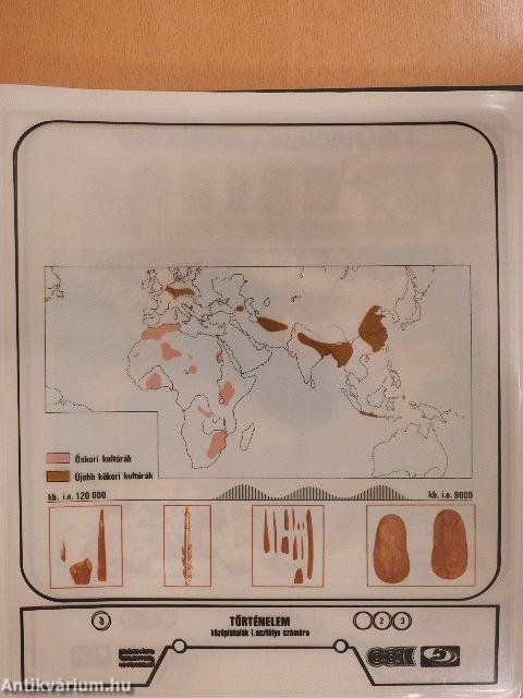 Transzparensek a történelem oktatásához a gimnázium I. osztálya számára