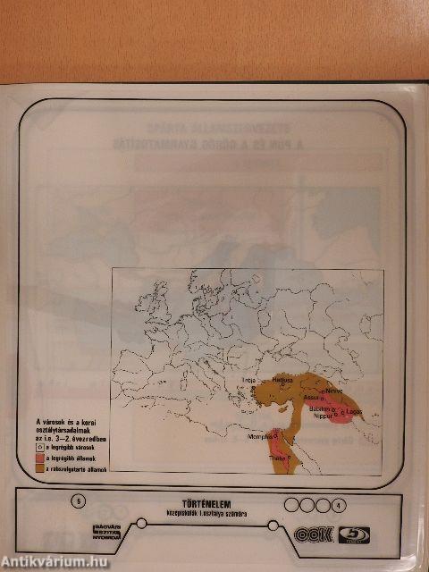 Transzparensek a történelem oktatásához a gimnázium I. osztálya számára