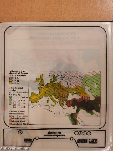 Transzparensek a történelem oktatásához a gimnázium I. osztálya számára