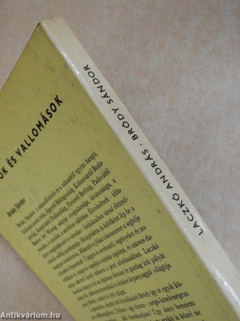 Bródy Sándor alkotásai és vallomásai tükrében