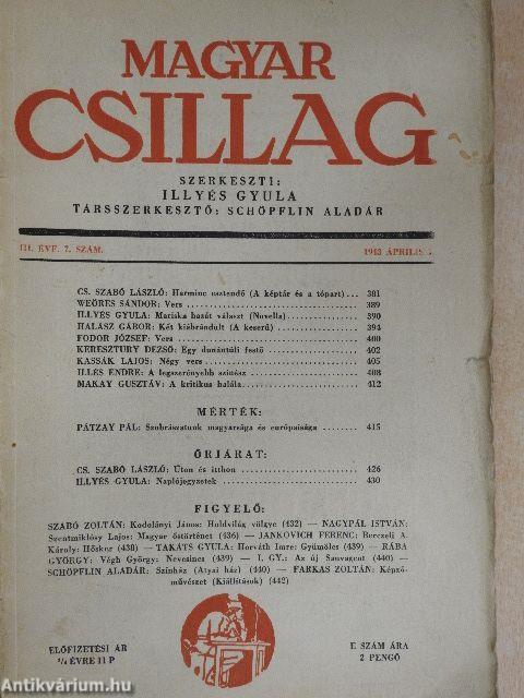 Magyar Csillag 1943. április 1.