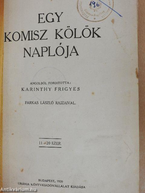 Egy komisz kölök naplója (rossz állapotú)