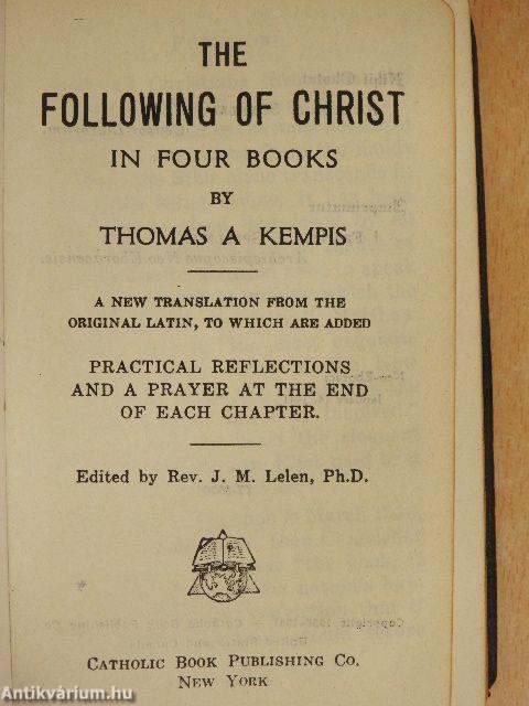 The Following of Christ in Four Books