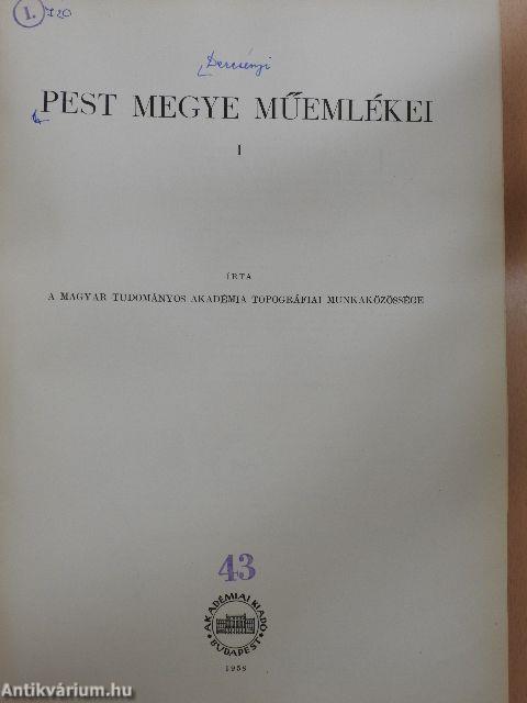 Pest megye műemlékei I-II.