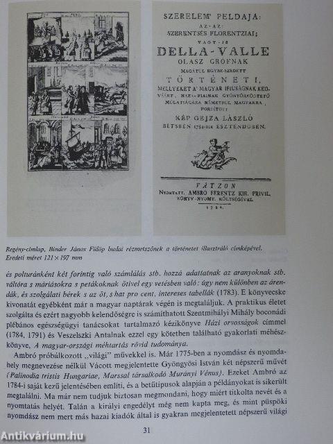 A kétszáz éves váci könyv