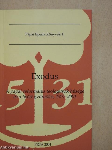 Exodus (dedikált példány)