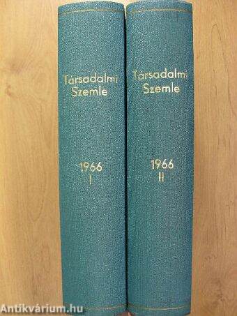 Társadalmi Szemle 1966. január-december I-II.