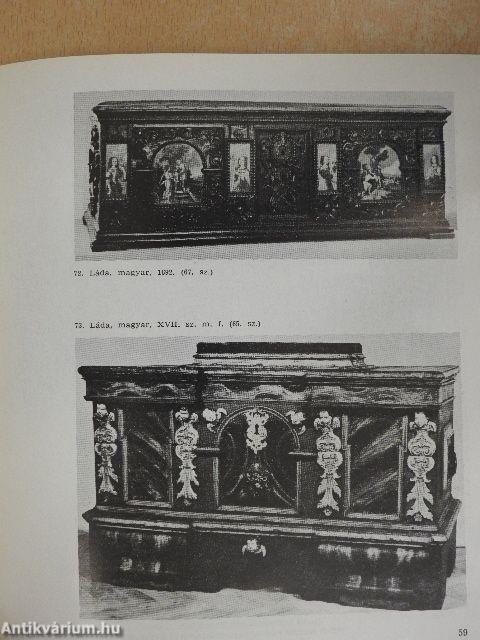 Európai bútorok a XV-XVII. században