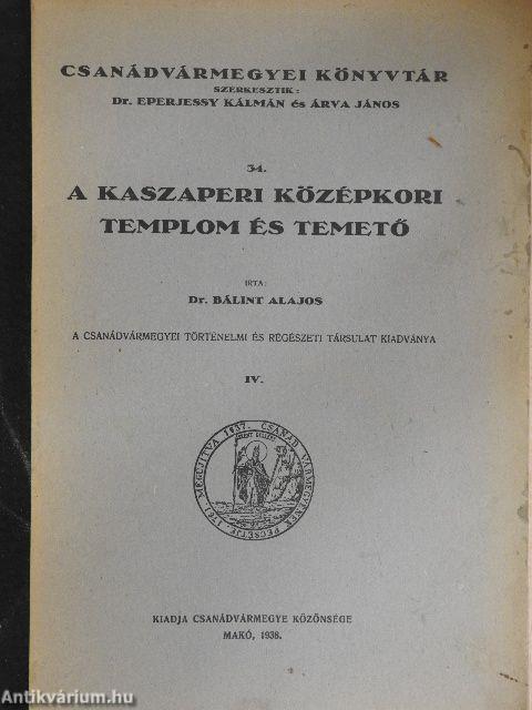 A kaszaperi középkori templom és temető