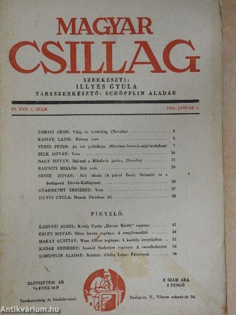 Magyar Csillag 1944. január1.