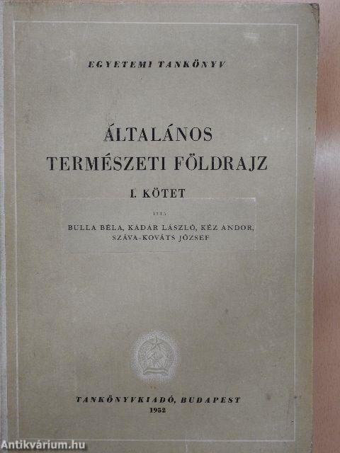 Általános természeti földrajz I-II.