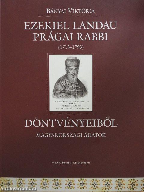 Ezekiel Landau prágai rabbi döntvényeiből