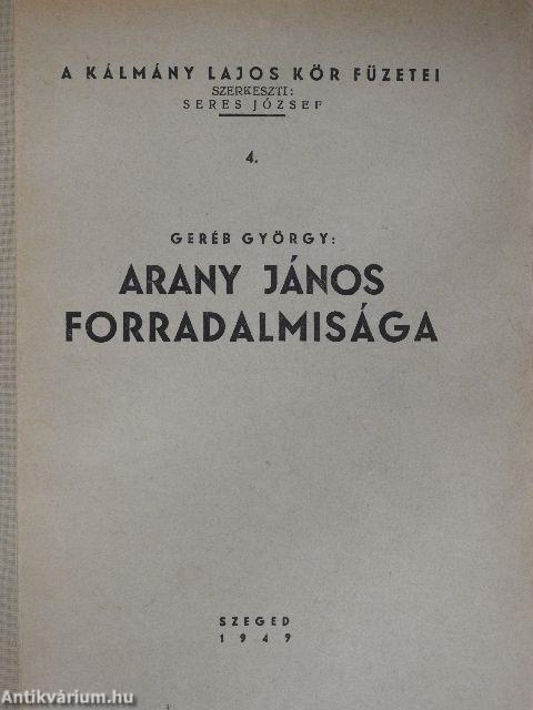 Arany János forradalmisága