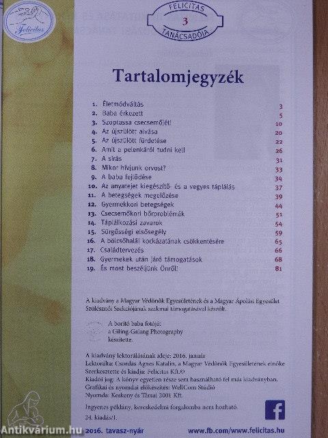 Babagondozási Tanácsadó 2016. tavasz-nyár