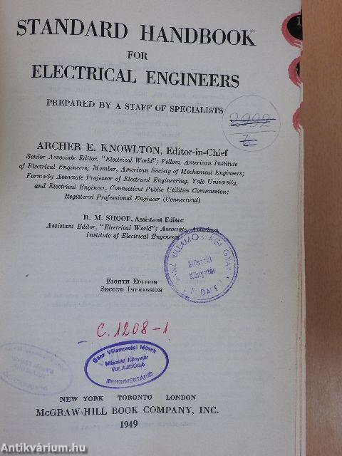 Standard Handbook for Electrical Engineers