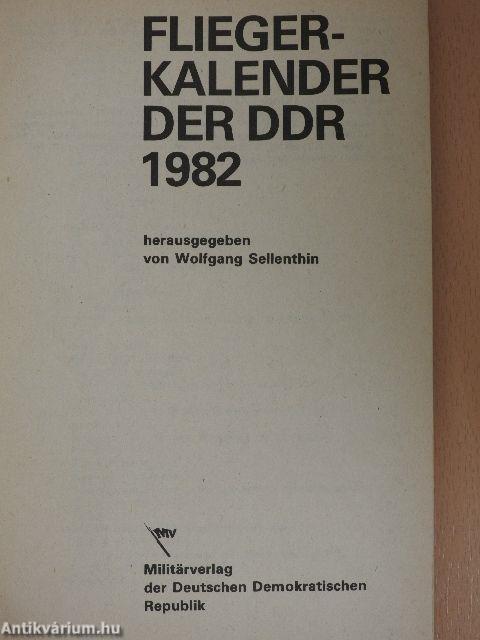 Fliegerkalender der DDR 1982