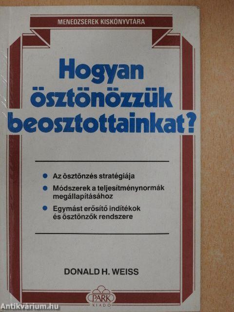 Hogyan ösztönözzük beosztottainkat?