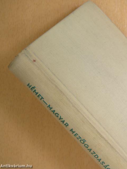 Német-magyar mezőgazdasági szótár