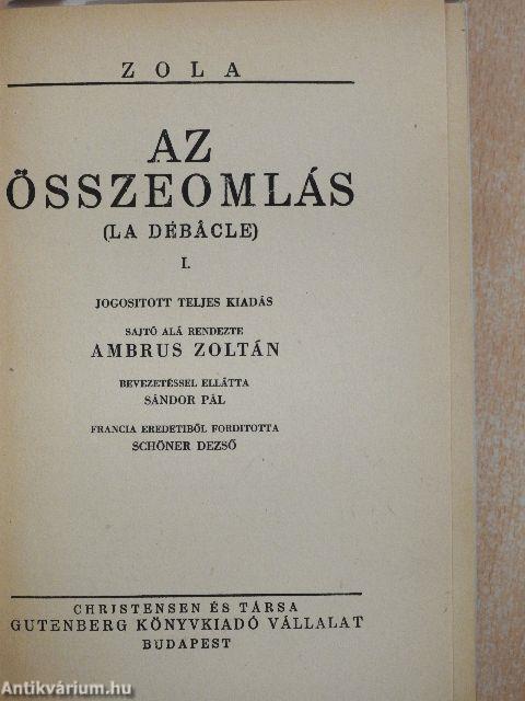 Az összeomlás I-IV.