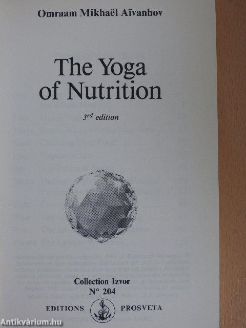 The Yoga of Nutrition