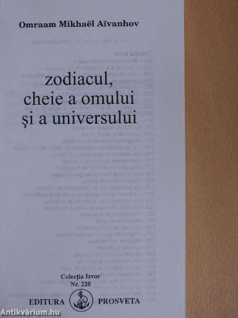 Zodiacul, cheie a omului si a universului