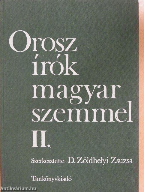 Orosz írók magyar szemmel II. (töredék)