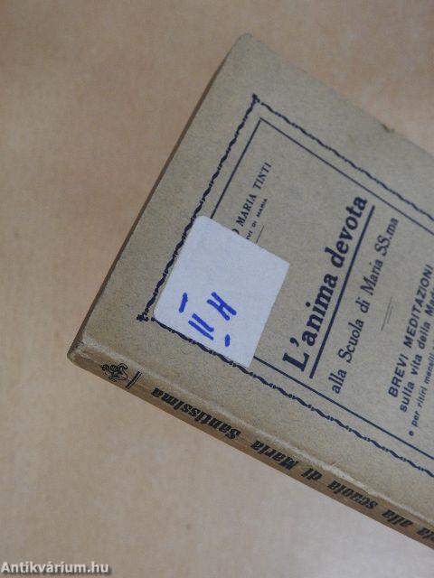 L'Anima Devota alla Scuola di Maria SS.ma