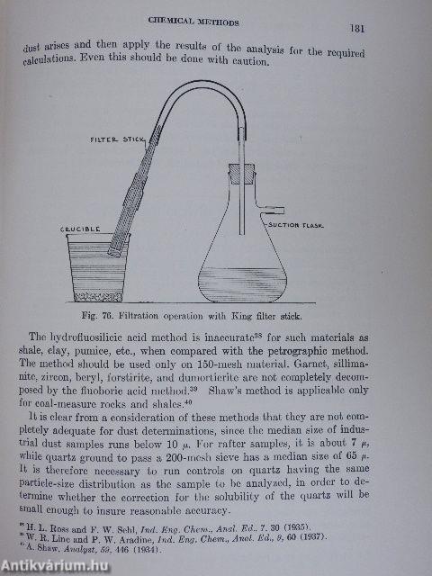 The Analytical Chemistry of Industrial Poisons, Hazards, and Solvents