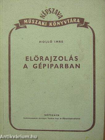 Előrajzolás a gépiparban