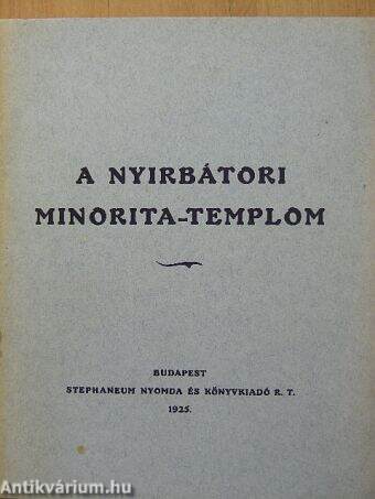 A nyirbátori Minorita-templom