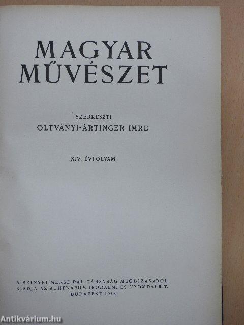 Magyar Művészet 1938/1-12.