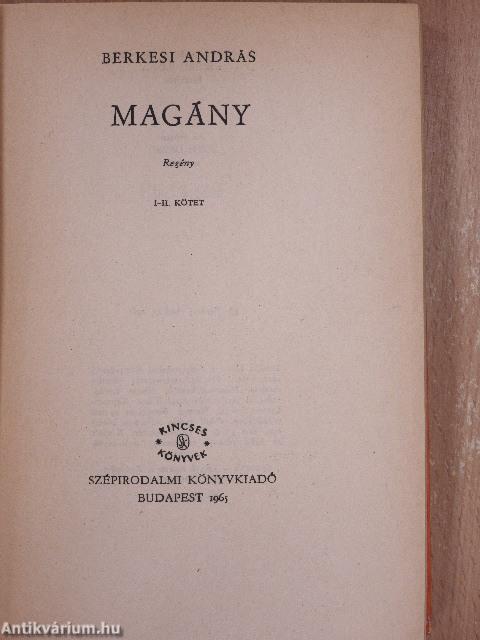 Magány I-II.