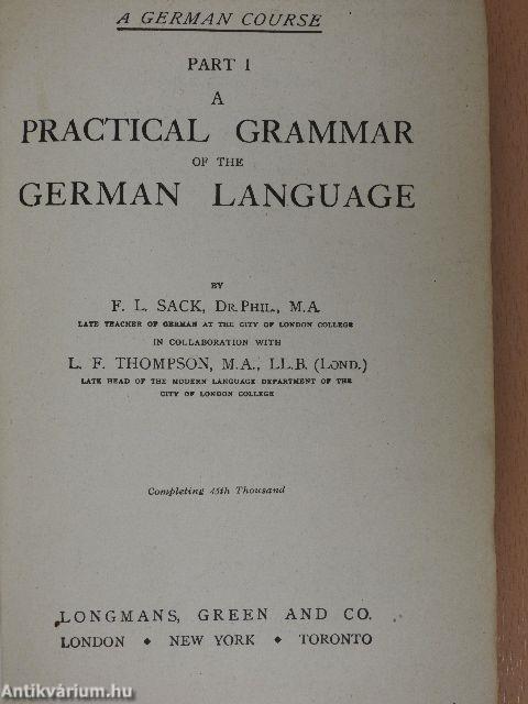 A German Course 1.