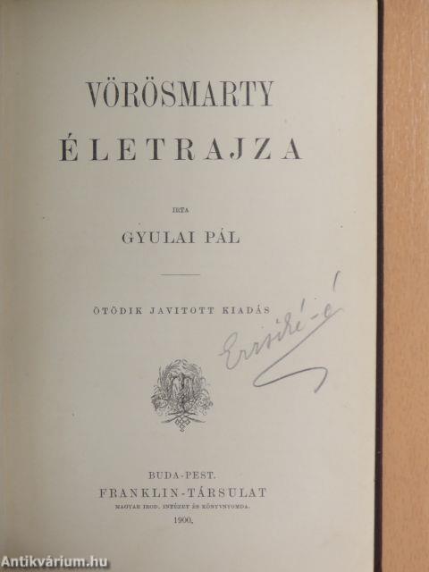 Vörösmarty életrajza