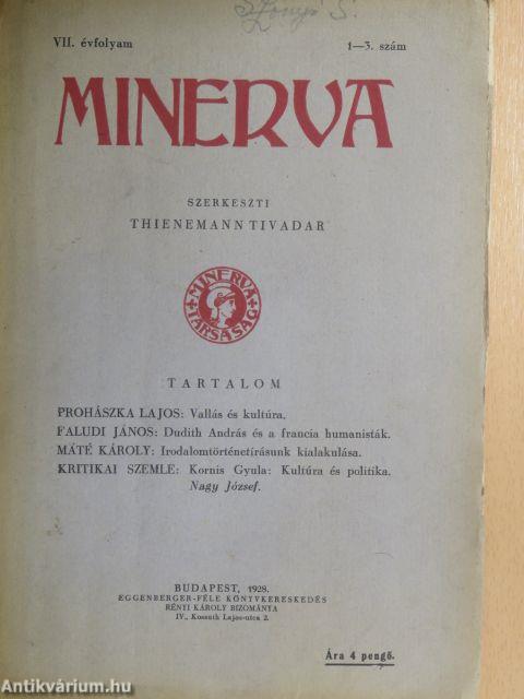 Minerva 1928/1-3.