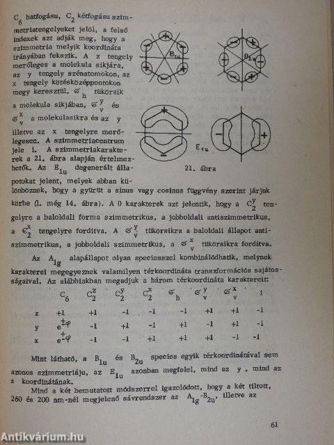 Az atom és molekulaspektroszkópia elméleti alapjai