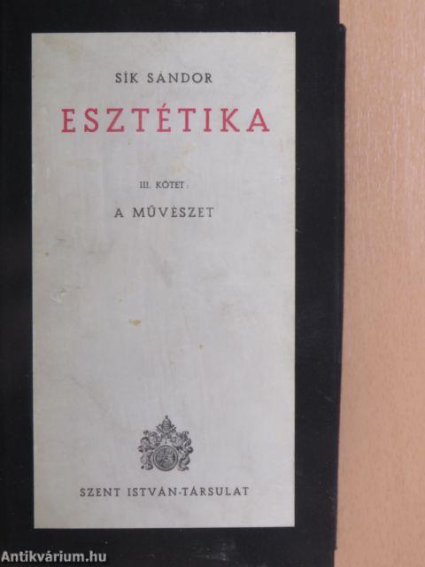 Esztétika III.