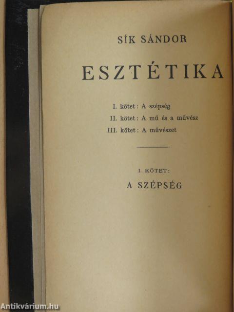 Esztétika I.