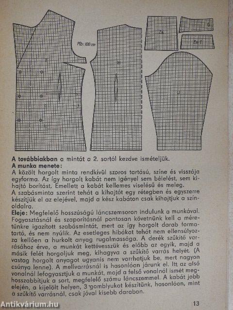 Kötött és horgolt divat