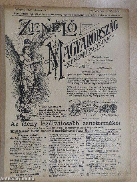 Zenélő Magyarország 1899. október 15.