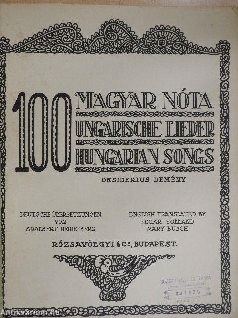 100 magyar nóta