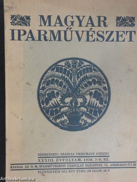 Magyar Iparművészet 1930/7-8.