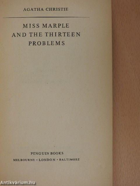 Miss Marple and the Thirteen Problems