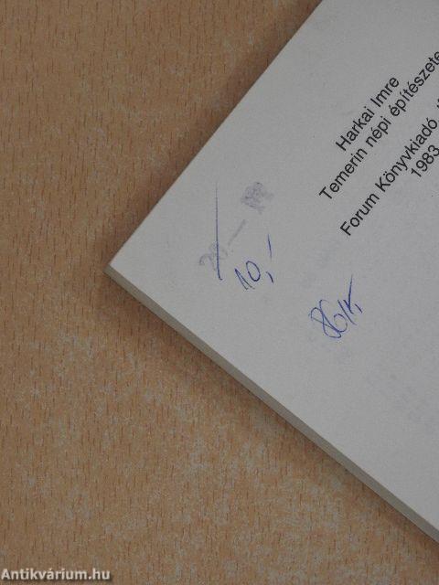 Temerin népi építészete