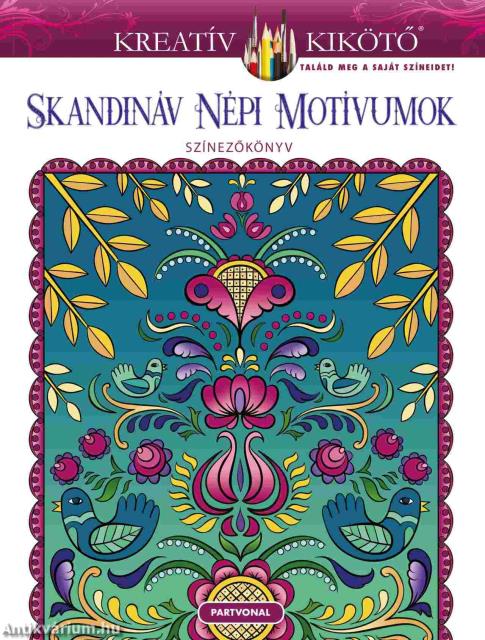 Skandináv népi motívumok - Színezőkönyv